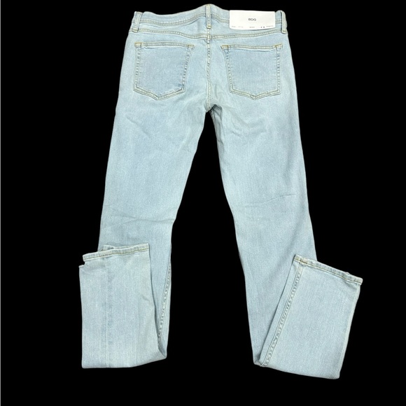 Men’s Urban Outfitters BDG 32 x 34 Jean Denim Destroyed Jeans Blue Stretch NWT - Picture 4 of 13